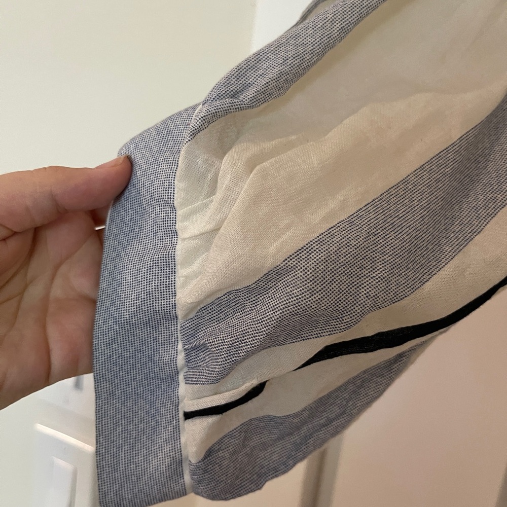 Striped Button-Up Blouse - Picture 4 of 5